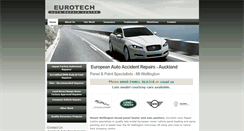 Desktop Screenshot of eurotechauto.co.nz
